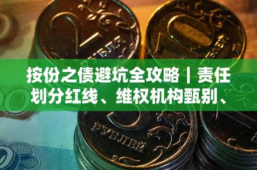 济南按份之债避坑全攻略｜责任划分红线、维权机构甄别、纠纷处理全流程拆解