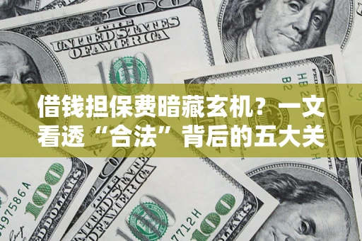 济南借钱担保费暗藏玄机？一文看透“合法”背后的五大关键陷阱