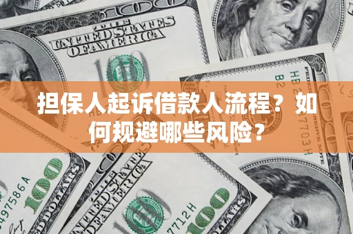 济南担保人起诉借款人流程？如何规避哪些风险？