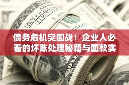 济南债务危机突围战！企业人必看的坏账处理秘籍与回款实战指南